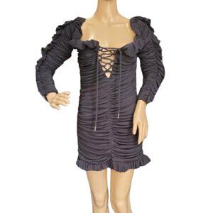 Fashion Nova women's black mini dress size M